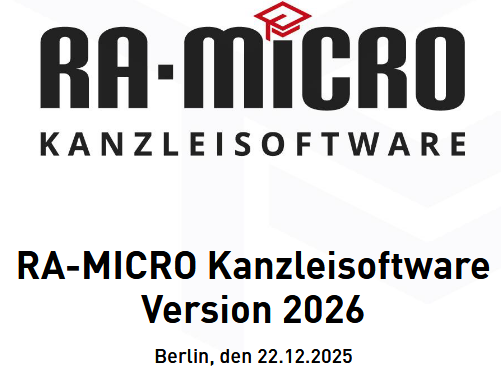 RA-MICRO Jahresversion 2026